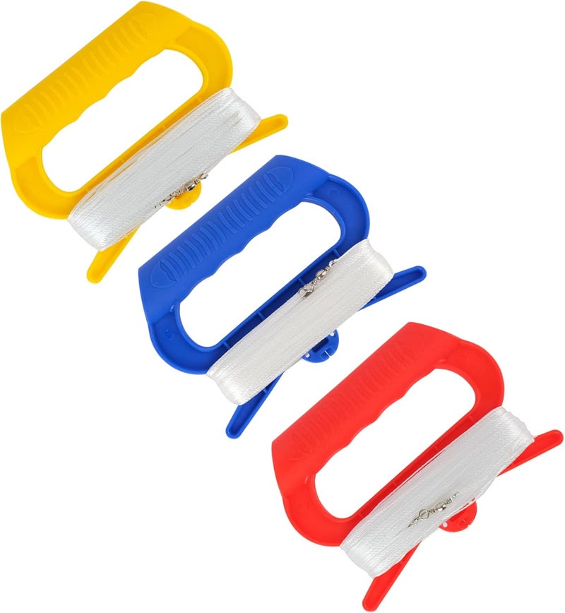 Simxkai Kite String with Handle for Kids, Line Spool for Kids & Adults,50lb×360ft Thread of Each Reel(3 Pack) - Image 1